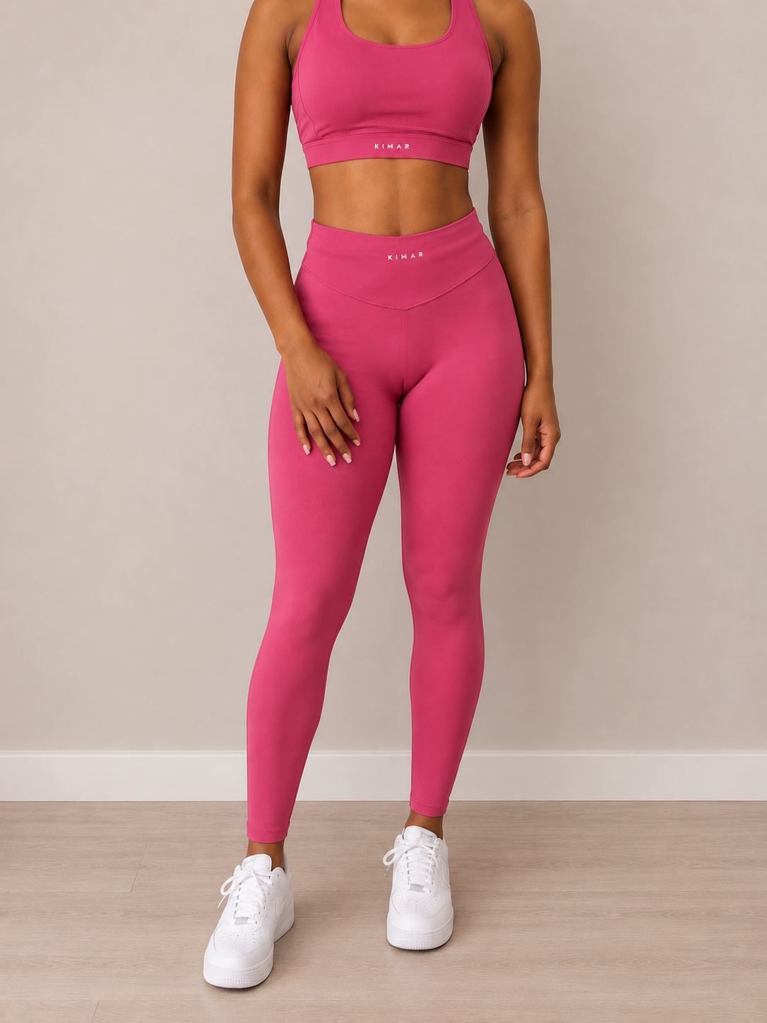 Kimar Motion Set – Luxury activewear co-ord set, close-up