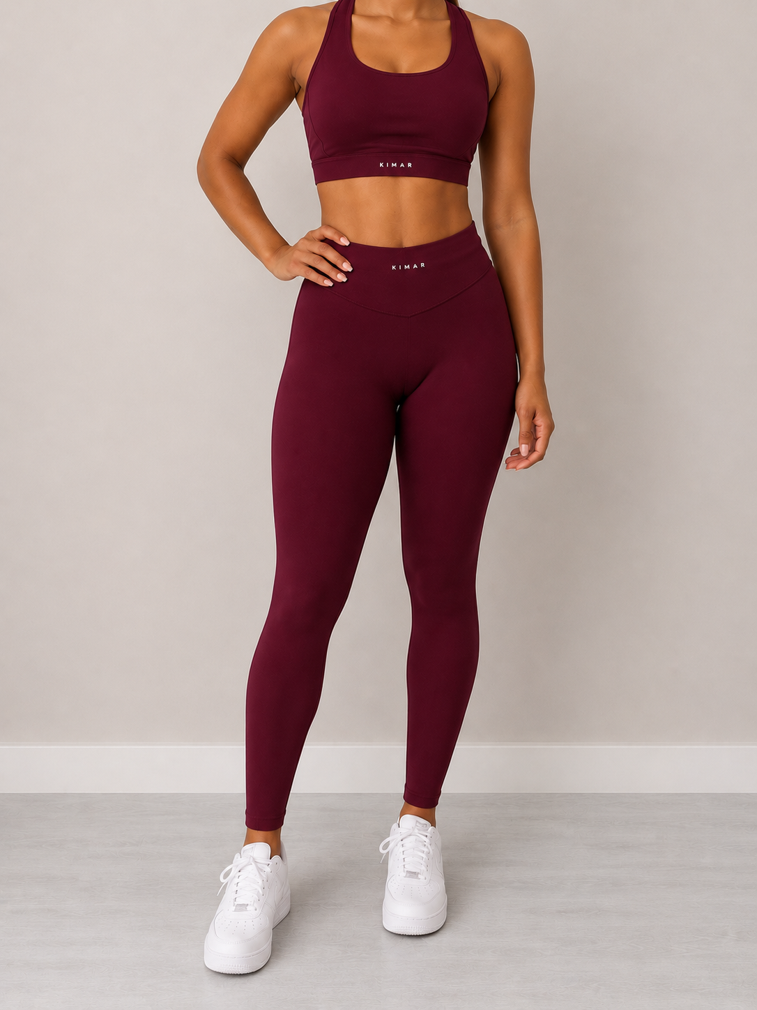 Kimar Motion Set – Luxury activewear co-ord set, back view